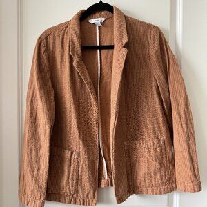 Old Navy Ribbed Blazer Jacket | Soft Textured Layer | Size M